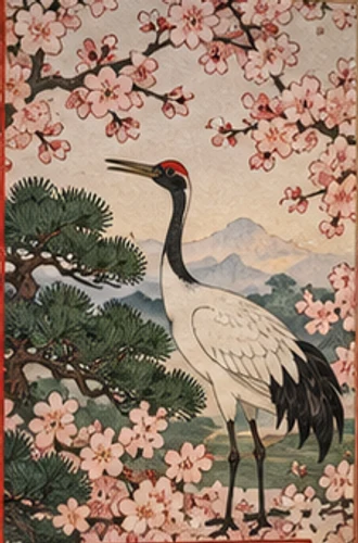 春の屏風