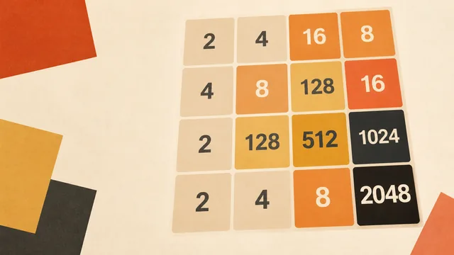 2048のプレイ画面