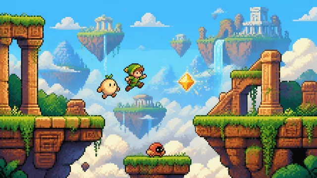 星のかけらとピコの冒険のプレイ画面