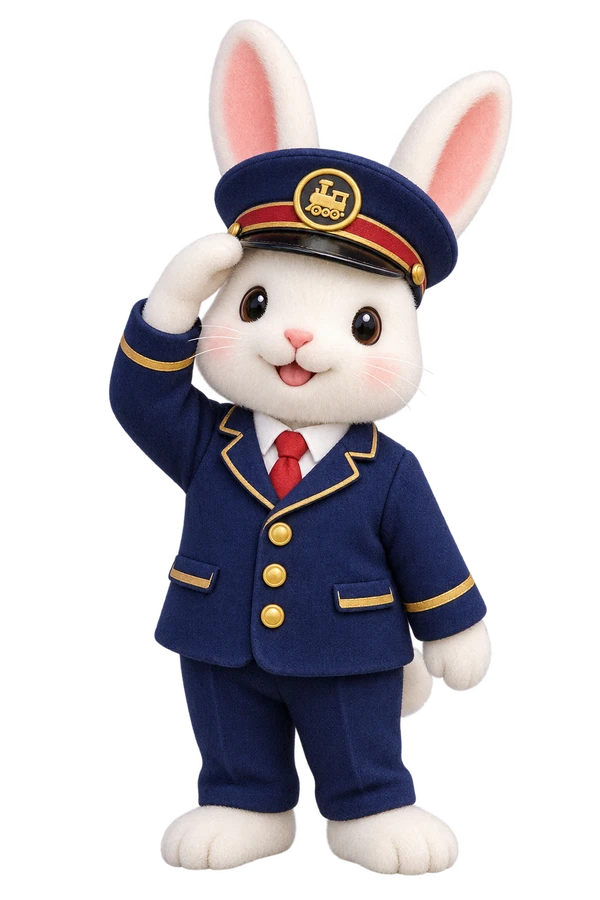 うさぎの えきちょうさん